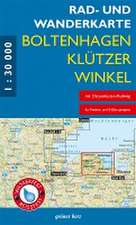 Rad- und Wanderkarte Boltenhagen, Klützer Winkel 1:30 000