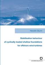 Stabilisation behaviour of cyclically loaded shallow foundations for offshore wind turbines