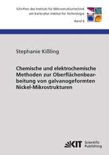 Chemische und elektrochemische Methoden zur Oberflächenbearbeitung von galvanogeformten Nickel-Mikrostrukturen