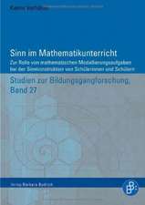 Sinn im Mathematikunterricht