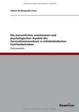 Die menschlichen, emotionalen und psychologischen Aspekte des Generationenwechsels in mittelständischen Familienbetrieben