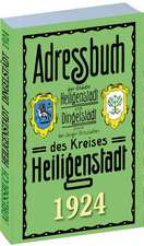 Adressbuch des KREISES HEILIGENSTADT mit Heiligenstadt und Dingelstädt 1924