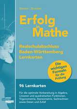 Becker, W: Mathe Lernkarten Realschulabschluss Ba-Wü