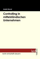 Controlling in Mittelst Ndischen Unternehmen