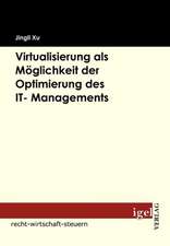 Virtualisierung ALS M Glichkeit Der Optimierung Des It- Managements: Probleme Und L Sungsans Tze Zum Bilanzrechtsmodernisierungsgesetz