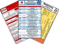 Notarzt Karten-Set - Herzrhythmusstörungen, Notfallmedikamente, Beatmung - Oxygenierungs-Störungen, EKG Auswertung