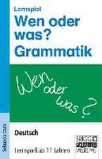 Lernspiele - Deutsch. Wen oder was? Grammatik