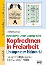 Kopfrechnen in Freiarbeit: Übungen zum kleinen 1 x 1