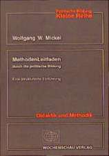 MethodenLeitfaden durch die politische Bildung