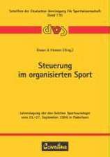 Steuerung im organisierten Sport