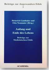 Anfang und Ende des Lebens