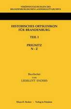 Historisches Ortslexikon für Brandenburg, Teil I, Prignitz, Band N-Z