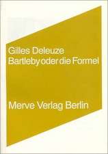 Bartleby oder die Formel