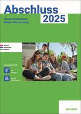 Abschluss 2025 - Hauptschulprüfung Baden-Württemberg - Lösungsband - Deutsch - Mathe - Englisch