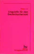 Linguistik für den Deutschunterricht