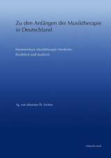 Zu Den Anfangen Der Musiktherapie in Deutschland