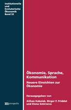 Ökonomie, Sprache, Kommunikation