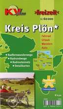 Plön Kreis, KVplan, Radkarte/Freizeitkarte, 1:60.000 / 1:25.000