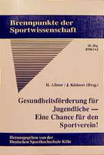 Gesundheitsförderung für Jugendliche - Eine Chance für den Sportverein