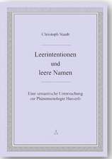 Leerintentionen und leere Namen