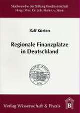 Regionale Finanzplätze in Deutschland