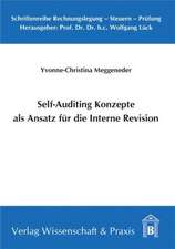 Self-Auditing Konzepte als Ansatz für die Interne Revision