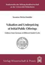 Valuation and Underpricing of Initial Public Offerings