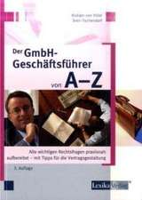 Der GmbH-Geschäftsführer von A-Z