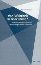 Von Wahrheit zu Bedeutung