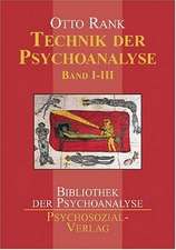 Technik der Psychoanalyse Band 1-3