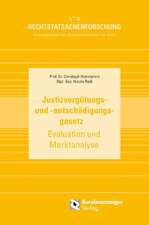 Justizvergütungs- und -entschädigungsgesetz