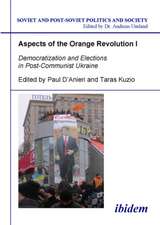 Aspects of the Orange Revolution I – Democratization and Elections in Post–Communist Ukraine