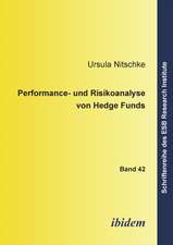 Nitschke, U: Performance- und Risikoanalyse von Hedge Funds.