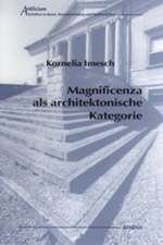 Magnificenza als architektonische Kategorie