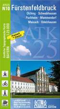 Fürstenfeldbruck 1 : 25 000 Rad- und Wanderkarte