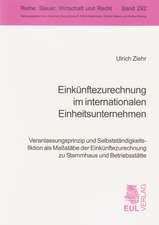 Einkünftezurechnung im internationalen Einheitsunternehmen