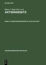 Mitbestimmungsgesetz; §§ 118-149