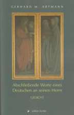 Abschließende Worte eines Deutschen an seinen Herrn