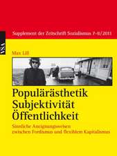 Populärästhetik | Subjektivität | Öffentlichkeit