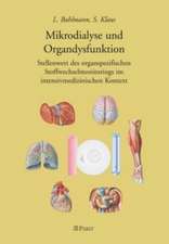 Mikrodialyse und Organdysfunktion