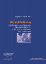 Beyond Budgeting