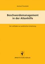 Beschwerdemanagement in der Altenpflege