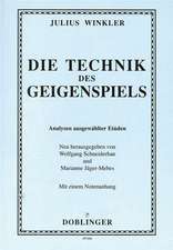 Die Technik des Geigenspiels