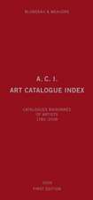 A.C.I., Art Catalogue Index