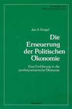 Die Erneuerung der Politischen Ökonomie