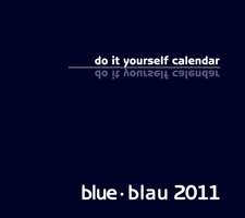 Blue  Blau 2025  Blanko Gross XL Format