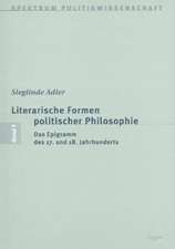 Literarische Formen politischer Philosophie