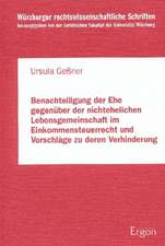 Benachteiligung der Ehe gegenüber der nichtehelichen Lebensgemeinschaft