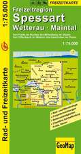 Freizeitregion Spessart / Wetterau / Maintal 1 : 75 000. Rad- und Freizeitkarte