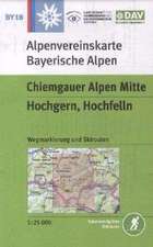 DAV Alpenvereinskarte Bayerische Alpen 18 Chiemgauer Alpen Mitte - Hochgern, Hochfelln 1 : 25 000